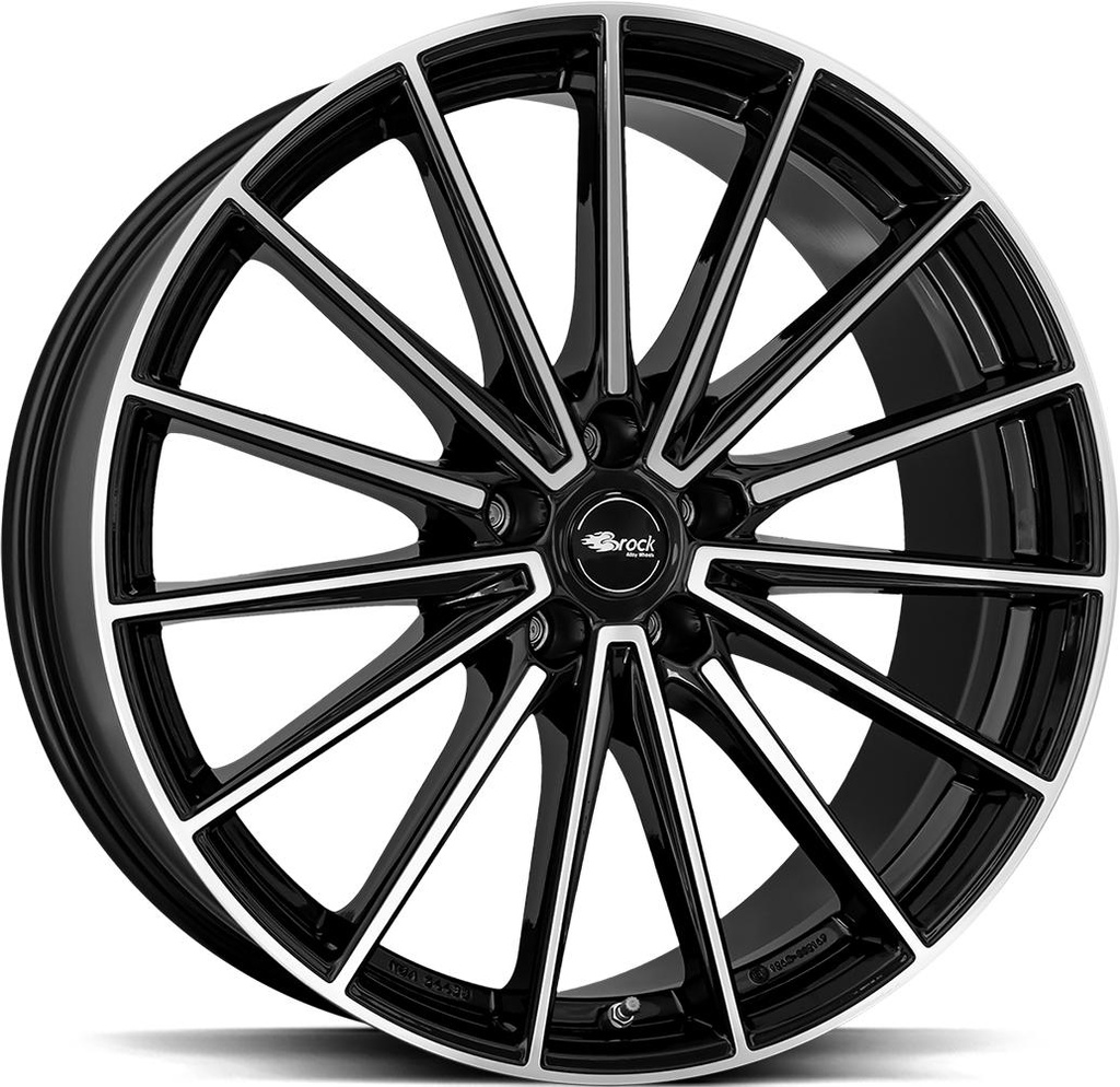 BROCK B43 BLACK FULL POL 8.5x20 5/112 ET43 CB66.6