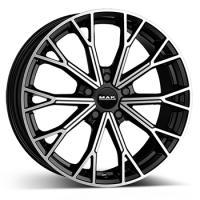 MAK ASPHALT BLK/POL 8x19 5/112 ET47 CB57.1