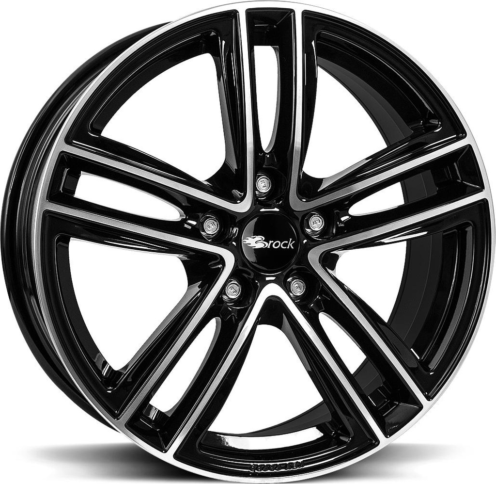 BROCK RC27 BLACK FULL POL 7.5x17 5/112 ET36 CB66.6