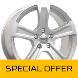 MEGA WHEELS LEO SILVER 7.5x17 5/112 ET43 CB57.1