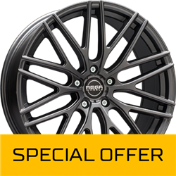 MEGA WHEELS CETUS ANTHRACITE GREY 8x19 5/112 ET30 CB66.6
