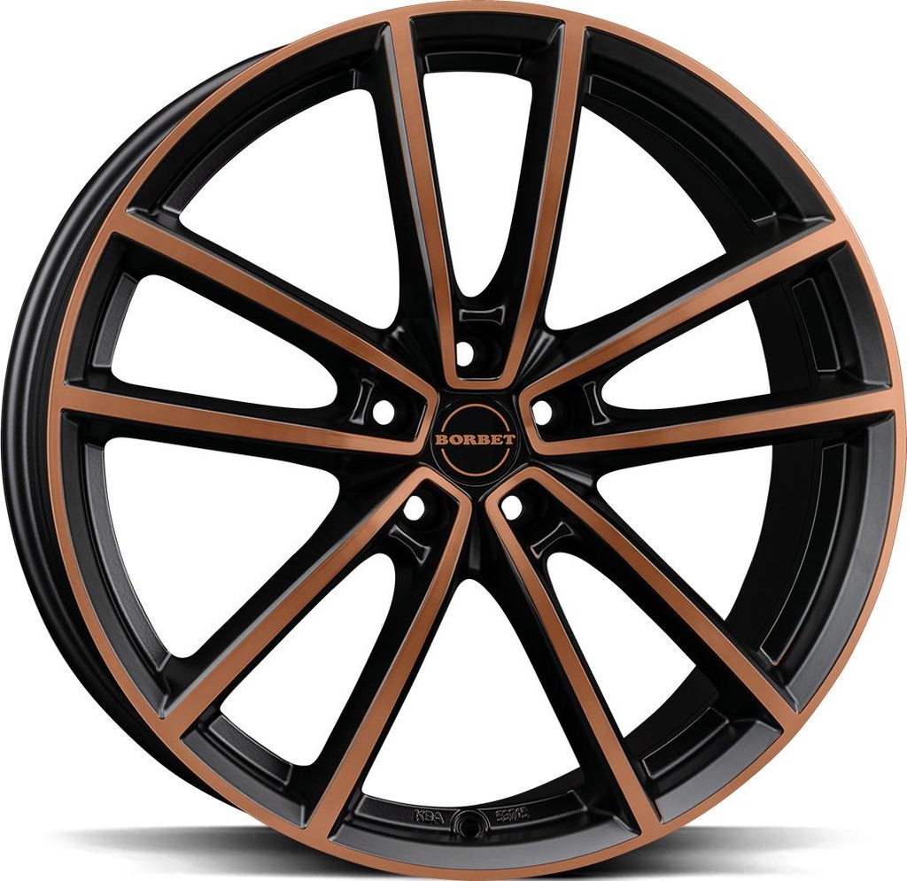 BORBET W BLACK COPPER POL MATT 8x20 5/112 ET41 CB57.1