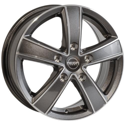 STATUSFÄLGAR HERCULES 5 ANTHRACITE GREY FRONT POLISHED 6.5x16 5/130 ET61 CB78.1