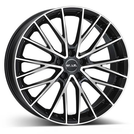 MAK SPECIALE BLK/POL 11.5x23 5/130 ET52 CB71.6