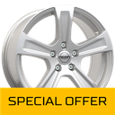 MEGA WHEELS LEO SILVER 5.5x14 4/100 ET42 CB54.1