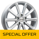 MEGA WHEELS VIRGO SILVER 5.5x14 4/100 ET35 CB73.2